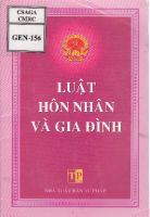 Luật hôn nhân và gia đình